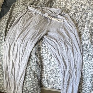 Aerie Light Gray Track Pants